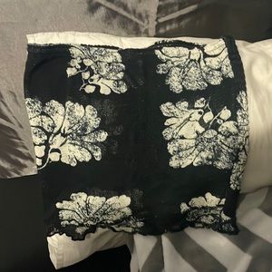 Free People Small floral tube top